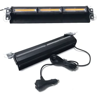 Very Long Amber COB LED Windscreen Emergency Vehicle Flash Warning Dash Lights. Brand New Products.