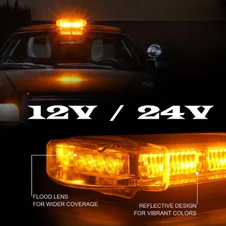 Vehicle Strobe Roof Top Flash Light Orange Amber Light Colour. Magnetic Mount. Brand New Products.