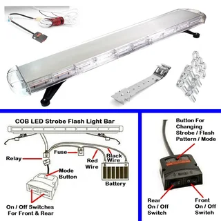 Breakdown Tow Truck Amber Orange Yellow Vehicle Strobe Roof Top Flash Light Bar. Brand New Products.