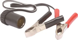 Cigarette Socket (Female) Adapter Connector plus a Cable with Crocodile Clips. Brand New Products.