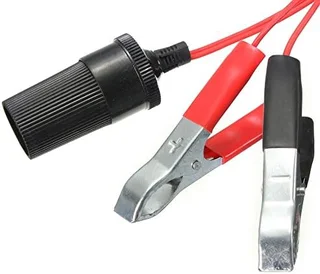 Cigarette Socket (Female) Adapter Connector plus a Cable with Crocodile Clips. Brand New Products.