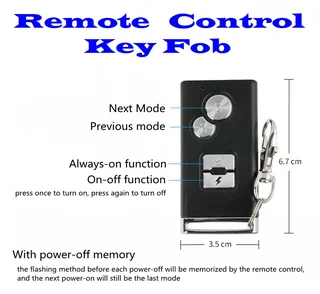 Remote Controlled Cool White LED Strobe Flash Vehicle Dashboard Windscreen Visor Light. Brand NEW.