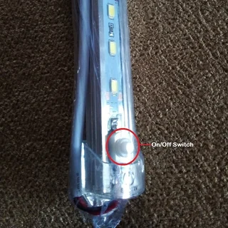 12V LED Rigid 30cm Strip Lights With On/Off Switch: Ideal For Use As Loadshedding Lamps. Brand New.