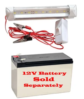 12V LED T8 Tube Lights With Wiring and On/Off Switch: Ideal For Use As Loadshedding Lamps. Brand NEW