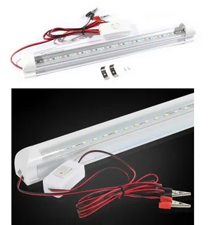 12V LED T8 Tube Lights With Wiring and On/Off Switch. Ideal For Use As Loadshedding Lamps. Brand NEW