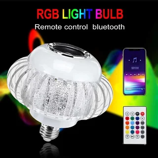 Wireless Music Bluetooth LED Crystal Bulb Lamp RGB Colour Stereo Audio Speaker. Brand New Products.