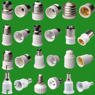 Assorted Light Bulb Socket Converters, Adapters, Splitters At Different Prices. Brand New Products.