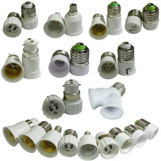 Assorted Light Bulb Socket Converters, Adapters, Splitters At Different Prices. Brand New Products.
