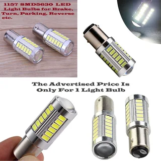 Cool White 1157 / BAY15D 16.5Watts 990lumens 33xSMD5630 LED Light Bulb, DC9~32V. Brand New Products.