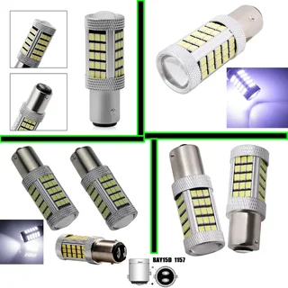 Cool White 1157 / BAY15D 16Watts 990lumens 66xSMD2835 LED Light Bulb, DC9~32V. Brand New Products.