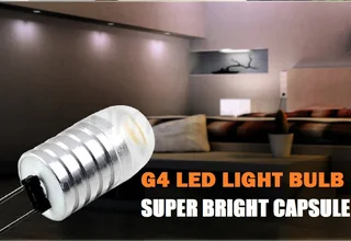 G4 LED Light Bulbs Capsules Lamps Globes 12V Warm White Ultra Bright COB Design. Brand New Products.