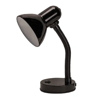 Desk Top Lamp Holder with Flexible Gooseneck plus LED Light Bulb. Assorted Colours. Brand NEW.
