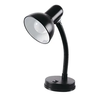 Desk Top Lamp Holder with Flexible Gooseneck plus LED Light Bulb. Assorted Colours. Brand NEW.