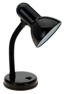 Desk Top Lamp Holder with Flexible Gooseneck plus LED Light Bulb. Assorted Colours. Brand NEW.