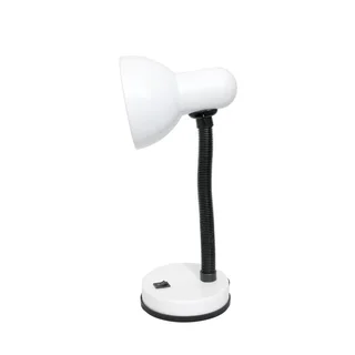 Desk Top Lamp Holder with Flexible Gooseneck plus LED Light Bulb. Assorted Colours. Brand NEW.