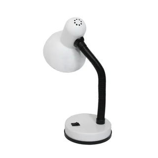 Desk Top Lamp Holder with Flexible Gooseneck plus LED Light Bulb. Assorted Colours. Brand NEW.