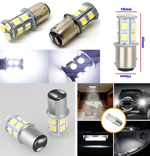 Cool White 1157/BAY15D 8W 440lm 13xSMD5050 LED Light Bulb, DC9~32V. Brand New Products.