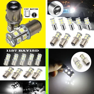 Cool White 1157/BAY15D 8W 440lm 13xSMD5050 LED Light Bulb, DC9~32V. Brand New Products.