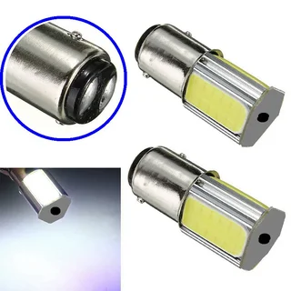 Cool White 1157/BAY15D 8W 440lm COB LED Light Bulbs, DC9~32V. Brand New Products.