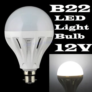 12Volts LED Light Bulbs. 7W LED 12V Light Bulbs B22 and E27. These Are Brand New 12Volts Products.