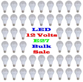 BULK SALE: 100x LED Light Bulbs 3W 12V B22 and E27. Ideal For 12V Solar Systems. Brand New Products.