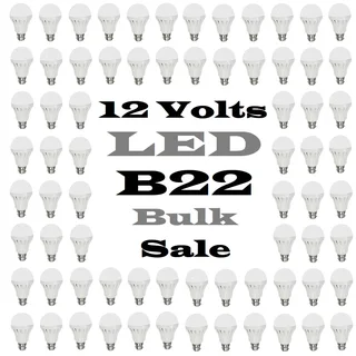 BULK SALE: 100x LED Light Bulbs 3W 12V B22 and E27. Ideal For 12V Solar Systems. Brand New Products.