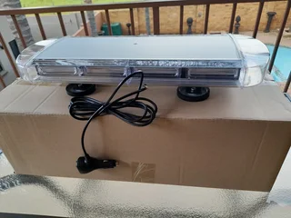 Amber Emergency Hazard Warning Vehicle Roof Top COB LED Strobe Flash Light Bar. Brand New Products.