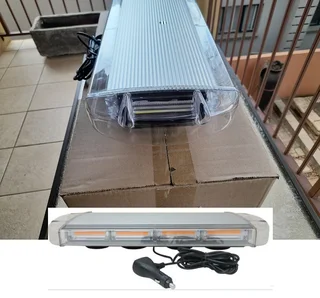 Amber Emergency Hazard Warning Vehicle Roof Top COB LED Strobe Flash Light Bar. Brand New Products.