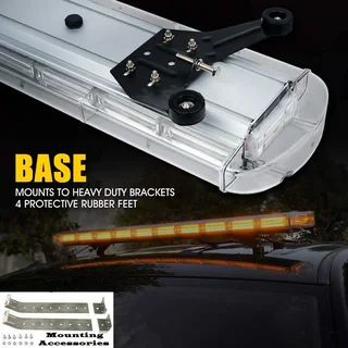 Tow Truck / Construction Vehicle Roof Top COB LED Strobe Flash Light Bars. Bracket Mount. Brand NEW.