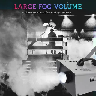 Professional Smoke Fogger Machine 1500W Heavy Duty, Compact and High Capacity. Brand New Products.