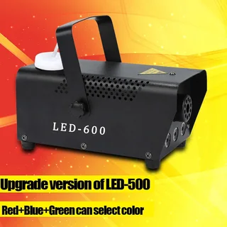 Professional LED Smoke Fogger Machine 600W Heavy Duty Compact High Capacity. Has RGB LEDs. Brand NEW