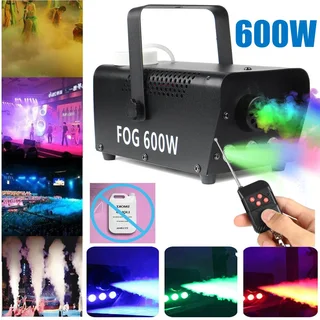 Professional LED Smoke Fogger Machine 600W Heavy Duty Compact High Capacity. Has RGB LEDs. Brand NEW