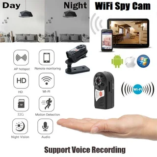 WiFi Miniature Hidden Spy Camera Portable NVR WiFi Q7 P2P Miniature Spy DVR Camera. Brand New Items,