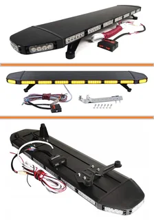 LED Strobe Flash Light Black Hawk Stealth Slim Design Vehicle Roof Top  Black Aluminium. Brand New