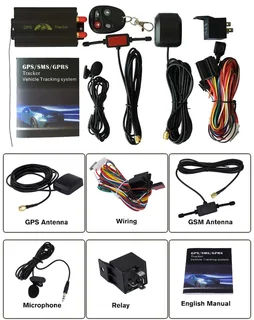 GSM/GPRS/GPS/SMS Vehicle Real-Time Tracking System with Remote Control, Support TF Card and more.NEW