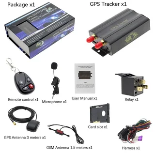 GSM/GPRS/GPS/SMS Vehicle Real-Time Tracking System with Remote Control, Support TF Card and more.NEW