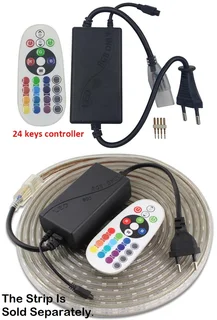 MultiColour RGB LED Controller Plus IR Remote for 220V LED Strip Light Wireless.15A. Brand New Items