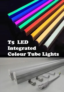 T5 Integrated LED Tube Lights 2ft and 4ft  in Assorted Colours. Turnkey Products, Ready To Use. NEW.