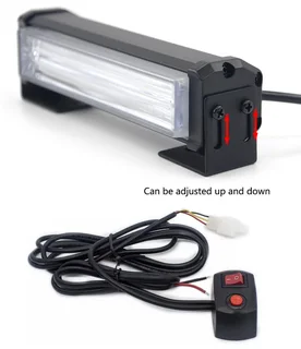 Amber and Cool White LED Flash Cluster Strobe Grille Lights 12V Set of 2 Panels. Brand New Products.