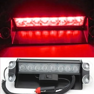 Red LED Strobe Windscreen Vehicle Flash Dashboard Light with 3 Modes. Dash Light. Brand New Products