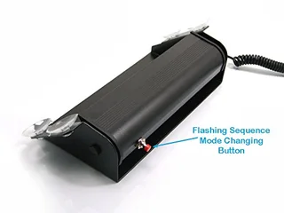 Amber Yellow Orange LED Strobe Windscreen Vehicle Flash Dashboard Light with 3 Modes. Brand New.