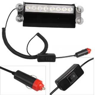 Cool White LED Strobe Windscreen Vehicle Flash Dashboard Light. Dash Light. Brand New Products.
