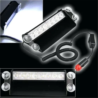 Cool White LED Strobe Windscreen Vehicle Flash Dashboard Light. Dash Light. Brand New Products.