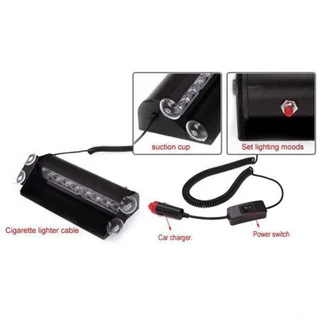 Cool White LED Strobe Windscreen Vehicle Flash Dashboard Light. Dash Light. Brand New Products.