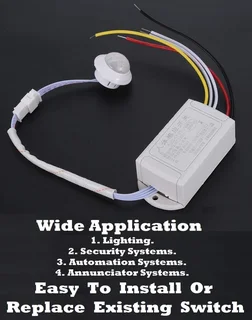 Infrared PIR Body Motion Sensor Detector Switch Module Automatic Control Unit. Brand New Products.