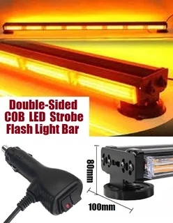 LED Double Sided Strobe Flash Warning Light Bar Amber Orange Yellow Light Colour. Brand New Products