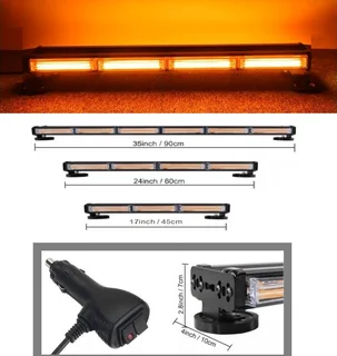LED Double Sided Strobe Flash Warning Light Bar Amber Orange Yellow Light Colour. Brand New Products