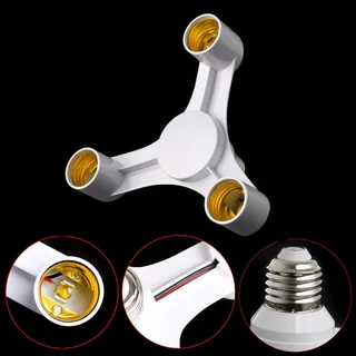 3-In-1 Light Bulbs Socket Splitter Converter Adapter &amp; Lamp Holder E27 to 3x E27 Brand New Items