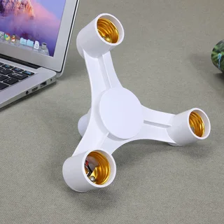 3-In-1 Light Bulbs Socket Splitter Converter Adapter &amp; Lamp Holder E27 to 3x E27 Brand New Items