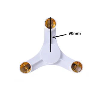 3-In-1 Light Bulbs Socket Splitter Converter Adapter &amp; Lamp Holder E27 to 3x E27 Brand New Items